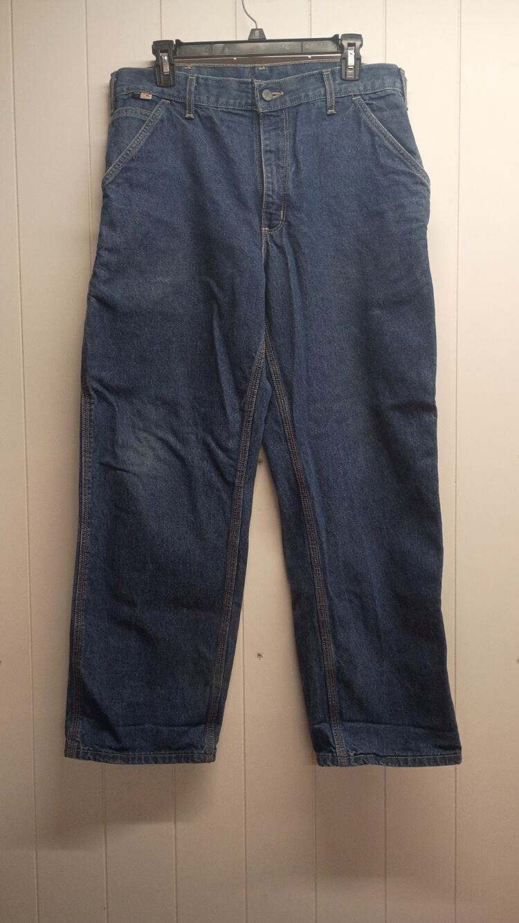 Carhartt Men's Flame-Resistant Denim Jeans 34x30 CAT 2